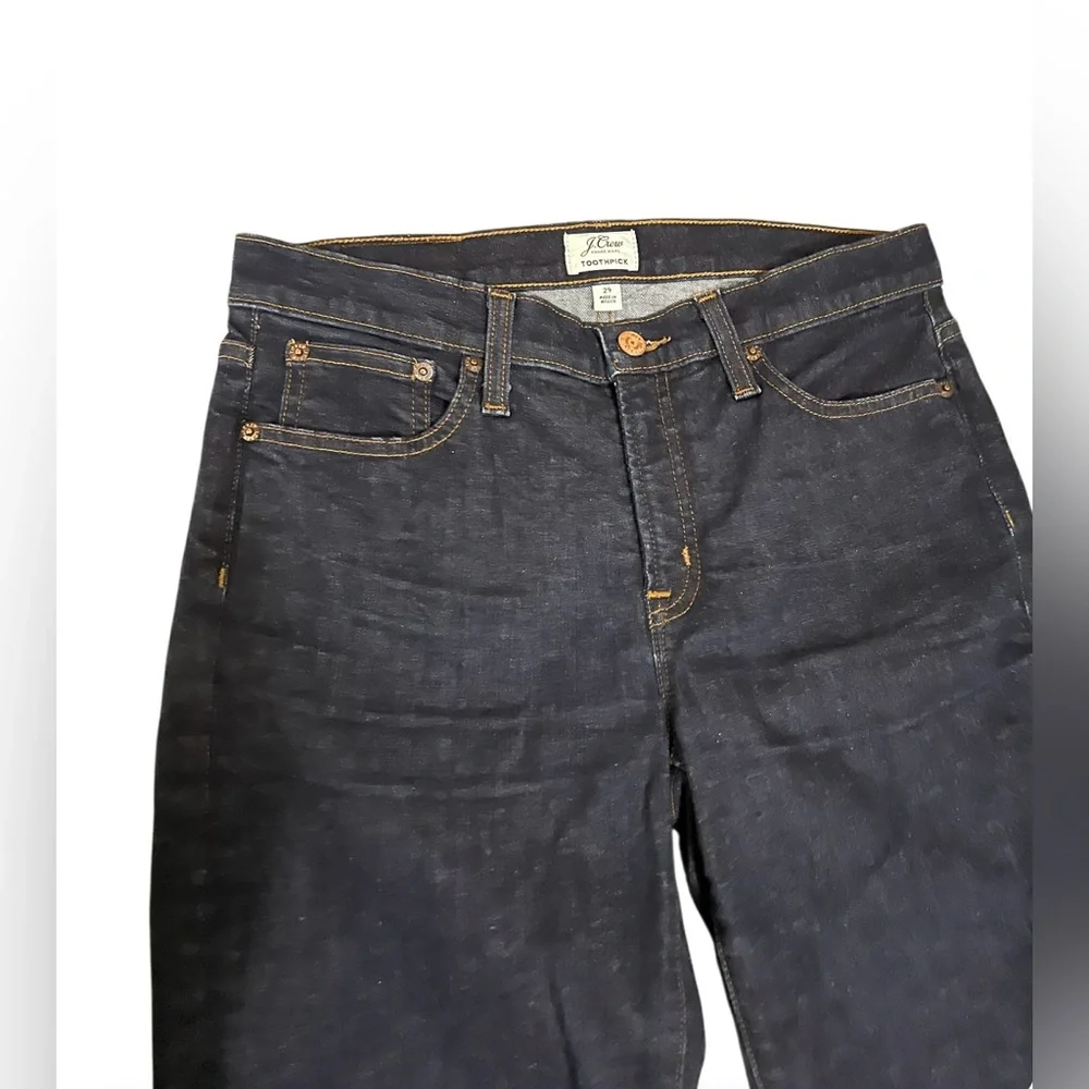 J.Crew Toothpick Skinny Jeans Size 29 Dark Wash Stretch Denim